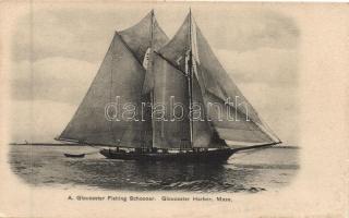 A Gloucester fishing schooner