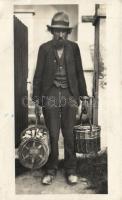 Jewish mushroom vendor from Zwiesel photo