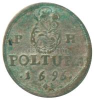 1696. Poltura "I. Lipót" (18.5mm/0.97g) T:2-,3 /  Hungary 1696. Poltura "Leopold" (18.5mm/0.97g) C:VF,F Huszár: 1482, Unger II.: 1093a