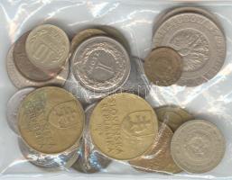 Vegyes külföldi tétel, benne: Lengyelország/Szlovákia/Bulgária 1891-1977. 28db különféle fémpénz + C...