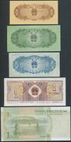 Kína 1948-1999. 12 különféle bankjegy T:I,II,III