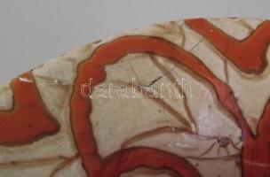 Gorka Géza(1895-1971): jelzett mázas kerámia kosár. Zsűrizett. (miliméteres hibákkal). / Gorka Géza ...