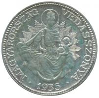 1935. 2P Ag "Madonna" T:2,2-
Hungary 1935. 2 Pengő Ag "Madonna" C:XF,VF
Adamo P7