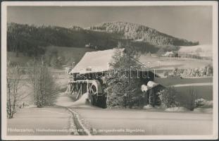 Hinterzarten, Hochschwarzwald, eingeschneite Sägmühle / Black Forest, sawmill in winter (EK)