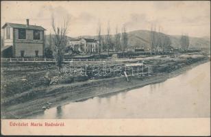 Máriaradna with railway station