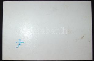 6db-os Fürstenberg porcelán dísztányér készlet Amberg híres épületeinek képeivel, jelzett, sorszámozott / Fürstenberg porcelain plates decorated with pictures of Amberg landmarks d: 10cm