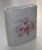 Jelzett porcelán fogpiszkálótartó / Chinaware toothstick-holder 6cm