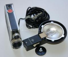 cca 1971 Agfa Microflex 100 Sensor típusú kézi kamera 8mm-es filmekhez minden tartozékkal, leírással...