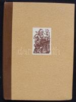 Ervin Tóth: Graphik in Europa, Dr. Vajna & Bokor kiadása, Bp. 1943, kiadói merített papírkötésben, a borítón Molnár C. Pál fametszettel, kiváló állapotban
