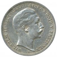 Német Államok / Poroszország 1910A 3M Ag "II. Vilmos" (16.67g) T:1-,2 apró ph. / 
German S...