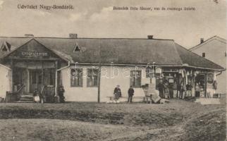 Nagyilonda Benedek Béla vegyeskereskedése, Gyógyszertár a Szarvashoz / shop and pharmacy (fl)