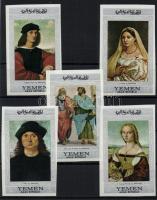 Paintings by Raffaello (II) set, Raffaello festmények (II.) sor, Raffael-Gemälde (II) Satz