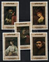 Paintings by Rembrandt (I) set, Rembrandt festmények (I.) sor, Rembrand-Gemälde (I) Satz