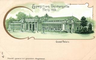 Paris Expo 1900 Grand Palace litho
