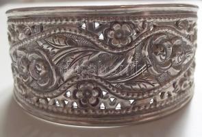 Gyönyörű szecessziós ezüst (Ag) karreif /
Silver bracelet d:7cm 34,9gr