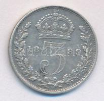 Nagy Britannia 1889. 3p Ag "Viktória" T:1-,2 Great Britain 1889. 3 Pence Ag "Victoria" C:AU,XF