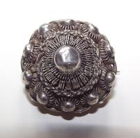 Kézzel készített ezüst (Ag) filigrán bross / Handmade silver filigree brooch 6,7gr