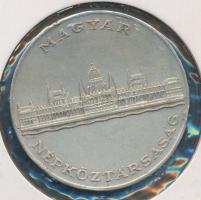 1956. 25Ft Ag "10 éves a forint / Parlament" T:1-