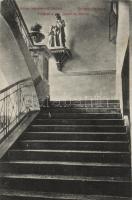 Selmecbánya girl school, St Joseph statue, Divald & Monostory (EB)