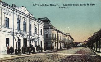 Sátoraljaújhely Kazinczy utca, zárda, posta (EK)