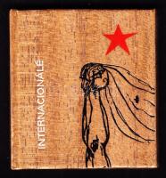 Internacionálé 55 nyelven minikönyv, Kossuth Nyomda, Bp. 1969, sorszámozott, illusztrált, műanyag tokban