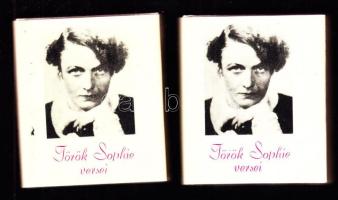 Török Sophie versei I-II. kötet, minikönyv, Zrínyi Nyomda, Bp. 1986, kiadói műbőr kötésben