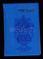 Tevan Andor-Kner Imre: 100 levél c. minikönyv, Zrínyi Nyomda, Bp. 1986, a két nyomdász-tipográfus levelezése, illusztrált, sorszámozott