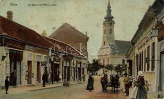 Baja Vörösmarty Mihály utca Kazal József könyvnyomdájával (EK)