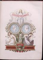 Gedankharmonie von Schiller u. Goethe. Leipzig 1868. with 8 litho pictures. in damaged binding