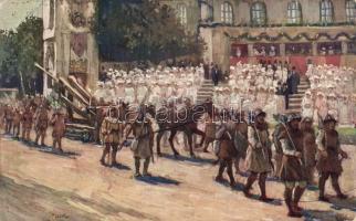 Vienna, Festival, Franz Joseph Jubilee, artist signed