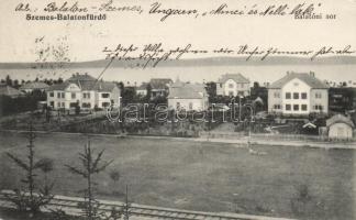 Balatonszemes-fürdő parti villák