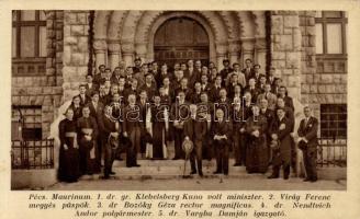 Pécs Marianum, Klebelsberg Kunó, Virág Ferenc, Dr. Bozóky Géza, Dr. Nendtvich Andor, Dr. Vargha Damján