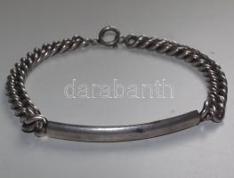Férfi ezüst (Ag) karlánc / Men's silver bracelet 22,4gr