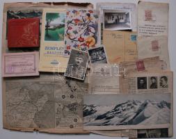 cca 1920-1940 kb 20 db okmány, nyomtatvány, állampolgársági bizonyítvány