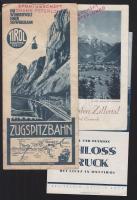 cca 1920 7 db osztrák és svájci utazási katalógus / 7 Austrian and Swiss tourist-guides
