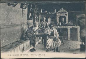 Moorish folklore, café, advertisment on backside