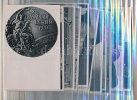 1936 Berlini olimpia gyűjtői képek, 45 db, albumban