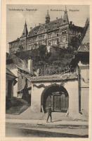 Segesvár castle hill, county hall