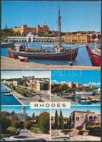 Görög szigetek, 150 db érdekes színes modern lap / Greek islands, 150 interesting, colourful modern ...