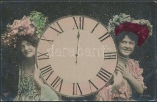 Women with clock