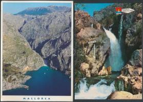 Barlangok, vulkánok az egész világból, 171 db főleg modern lap / Caves, volcanoes, 171 mostly modern...