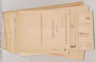 28db klf teljes postai csekk az 50-60-as évekből