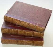Horváth Mihály: Magyarország függetlenségi harczának története 1848 és 1849-ben. Második kiadás. I-III. köt. Pest, 1871-1872, Ráth Mór, Álbordázott félbőr kötésben. Jó állapotban Ex librissel