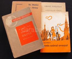 4db klf régi orosz nyelvkönyv