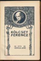 Vértesy Jenő: Kölcsey Ferencz. Bp., 1906. MTT. Szövegközti és egészoldalas képekkel, ábrákkal, egykorú ábrázolásokkal gazdagon illusztrált. Korabeli aranyozott, bordázott gerincű félbőr-kötésben; a borító elváltak, egyébként hibátlan állapotú