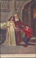 Shakespeare: Romeo and Juliet, In the cell of Brother Lorenzo, artist signed