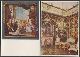 Schönbrunn 12 képeslap az 50-es évekből