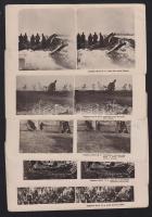 5db sztereófotó az I. világháborúból / 5 stereo photos from World War I (with Hungarian descriptions) 17,5x9cm