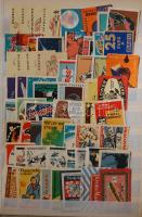 kb 800db vegyes magyar és külföldi gyufacímke rendezőben