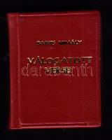 Babits Mihály válogatott versei, minikönyv, Szekszárdi Nyomda 1976, sorszámozott, kiadói műbőr kötésben